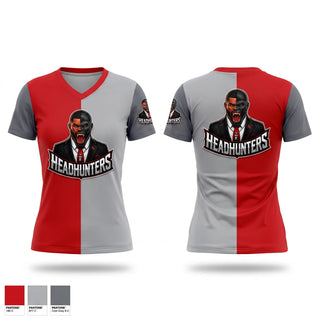 Womens Short Sleeve Vneck Shirt, Honchos headhunters, Cheer, Teamtime, Team time, sublimation, custom sports apparel, team uniforms, spirit wear, spiritwear, sports uniforms, custom shirts, team store, custom team store, fundraiser sports, apparel fundraiser