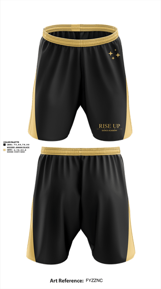 Athletic Shorts With Pockets, Rise Up Dance Academy, Cheer, Teamtime, Team time, sublimation, custom sports apparel, team uniforms, spirit wear, spiritwear, sports uniforms, custom shirts, team store, custom team store, fundraiser sports, apparel fundraiser