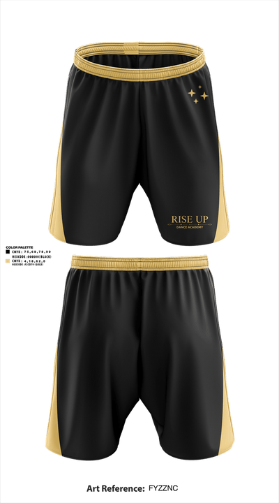 Rise Up Dance Academy 21262167 Athletic Shorts With Pockets - 2