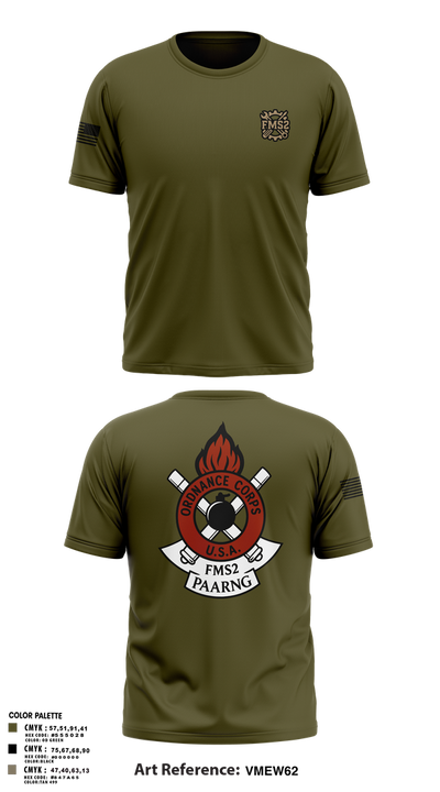 FMS #2 PAARNG 55837415 Old School Cotton Feel Shirt - 1