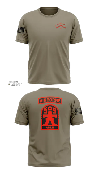 Short Sleeve Performance Shirt, 3-509th Parachute Infantry BN Able Nation, , Teamtime, Team time, sublimation, custom sports apparel, team uniforms, spirit wear, spiritwear, sports uniforms, custom shirts, team store, custom team store, fundraiser sports, apparel fundraiser