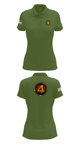 Womens Short Sleeve Performance Polo, 9th Engineer Support Battalion, Marines, Teamtime, Team time, sublimation, custom sports apparel, team uniforms, spirit wear, spiritwear, sports uniforms, custom shirts, team store, custom team store, fundraiser sports, apparel fundraiser