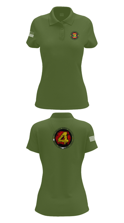 9th Engineer Support Battalion 95542880 Women's Short Sleeve Performance Polo  - 55
