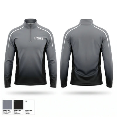 Stars Quarter Zip Jacket - 1