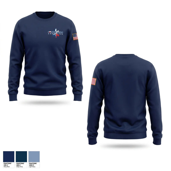 Crew Neck Sweatshirt, Lonestar ambulance, EMS/EMT, Teamtime, Team time, sublimation, custom sports apparel, team uniforms, spirit wear, spiritwear, sports uniforms, custom shirts, team store, custom team store, fundraiser sports, apparel fundraiser