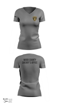 Ward County Sheriff's Office 96117602 Women's Short Sleeve V-neck Shirt - 6