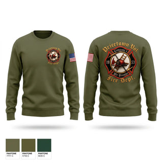 Crew Neck Sweatshirt, Co 3, Fire Department, Teamtime, Team time, sublimation, custom sports apparel, team uniforms, spirit wear, spiritwear, sports uniforms, custom shirts, team store, custom team store, fundraiser sports, apparel fundraiser