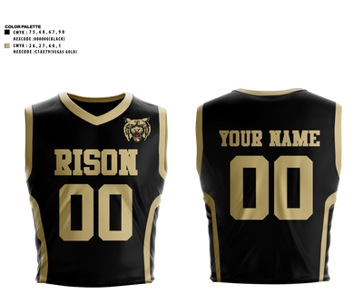 Rison Wildcats Basketball Uniform - 11