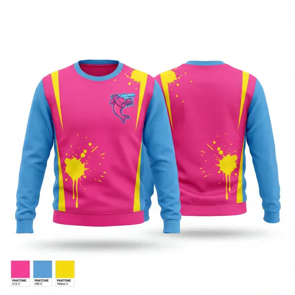 Crew Neck Sweatshirt, Mudcats, Baseball, Teamtime, Team time, sublimation, custom sports apparel, team uniforms, spirit wear, spiritwear, sports uniforms, custom shirts, team store, custom team store, fundraiser sports, apparel fundraiser