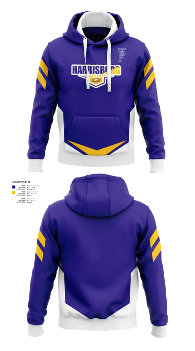 Harrisburg High School Baseball 14865526 Hoodie - 21