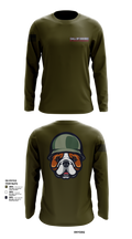 Indy Radio Platoon 10234991 Long Sleeve Performance Shirt 103