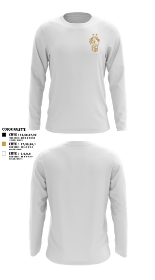 Long Sleeve Performance Shirt, Aspire FC Lions, Men's Soccer, Teamtime, Team time, sublimation, custom sports apparel, team uniforms, spirit wear, spiritwear, sports uniforms, custom shirts, team store, custom team store, fundraiser sports, apparel fundraiser