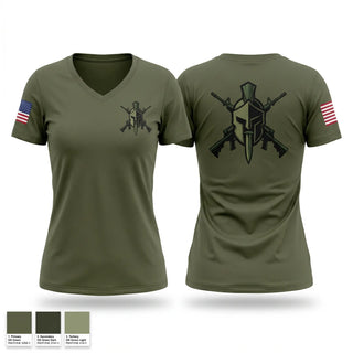 Womens Short Sleeve Vneck Shirt, Hancock County SRT, Police, Teamtime, Team time, sublimation, custom sports apparel, team uniforms, spirit wear, spiritwear, sports uniforms, custom shirts, team store, custom team store, fundraiser sports, apparel fundraiser