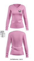 Republic Sandlot Sisters Women's Long Sleeve V-neck Shirt - 5