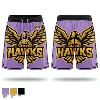 Mens Reversible Basketball Shorts, Hawks Basketball, Men's Basketball, Teamtime, Team time, sublimation, custom sports apparel, team uniforms, spirit wear, spiritwear, sports uniforms, custom shirts, team store, custom team store, fundraiser sports, apparel fundraiser