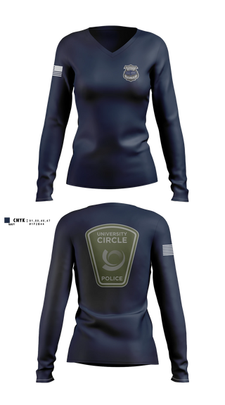 Womens Long Sleeve Vneck Shirt, PATROL, Police, Teamtime, Team time, sublimation, custom sports apparel, team uniforms, spirit wear, spiritwear, sports uniforms, custom shirts, team store, custom team store, fundraiser sports, apparel fundraiser