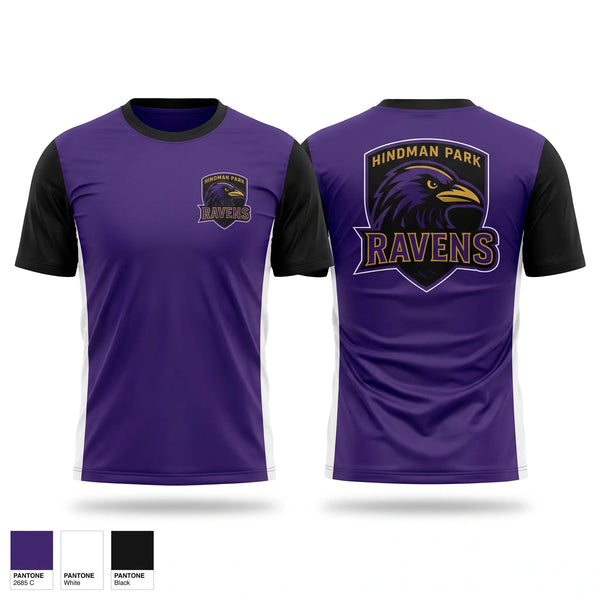 Short Sleeve Performance Shirt, Hindman Park Ravens, Men's Basketball, Teamtime, Team time, sublimation, custom sports apparel, team uniforms, spirit wear, spiritwear, sports uniforms, custom shirts, team store, custom team store, fundraiser sports, apparel fundraiser