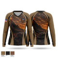 CRUSADERS Women's Long Sleeve V-neck Shirt - 1