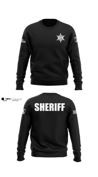 Crew Neck Sweatshirt, Hertford County Sheriff’s Office, Police, Teamtime, Team time, sublimation, custom sports apparel, team uniforms, spirit wear, spiritwear, sports uniforms, custom shirts, team store, custom team store, fundraiser sports, apparel fundraiser