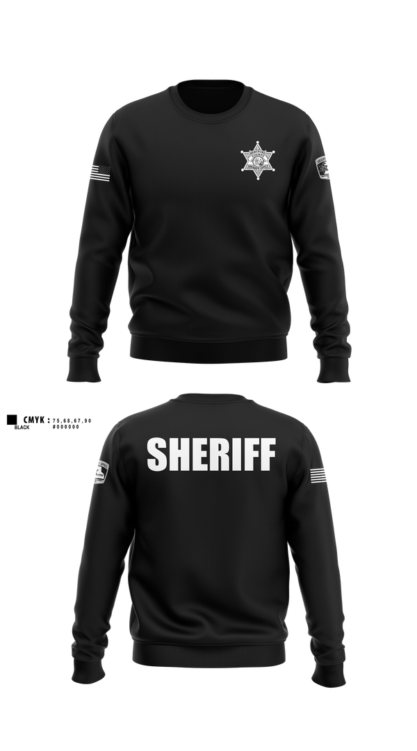 Crew Neck Sweatshirt, Hertford County Sheriff’s Office, Police, Teamtime, Team time, sublimation, custom sports apparel, team uniforms, spirit wear, spiritwear, sports uniforms, custom shirts, team store, custom team store, fundraiser sports, apparel fundraiser