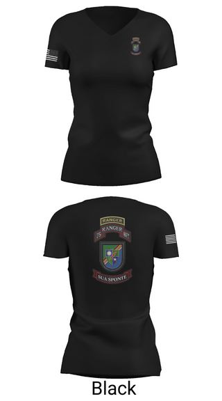 Womens Short Sleeve Vneck Shirt, 3rd/75th Ranger Regiment, , Teamtime, Team time, sublimation, custom sports apparel, team uniforms, spirit wear, spiritwear, sports uniforms, custom shirts, team store, custom team store, fundraiser sports, apparel fundraiser
