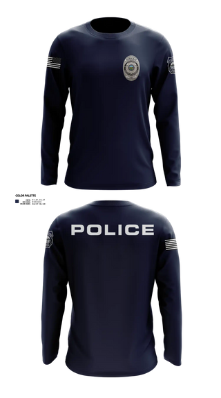 Long Sleeve Performance Shirt, Struthers Police, Police, Teamtime, Team time, sublimation, custom sports apparel, team uniforms, spirit wear, spiritwear, sports uniforms, custom shirts, team store, custom team store, fundraiser sports, apparel fundraiser