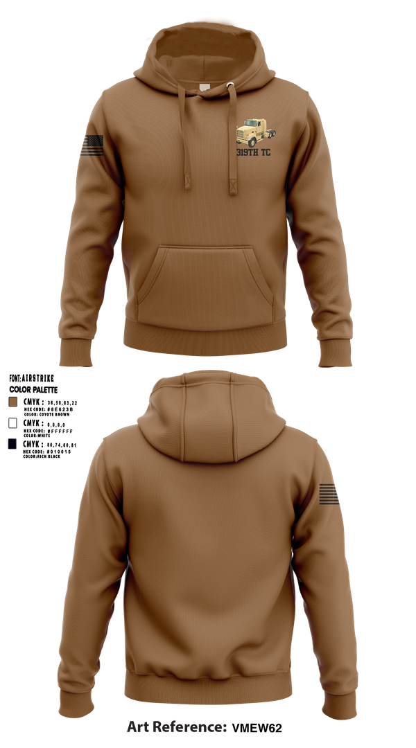 Hoodie, 319th TC, , Teamtime, Team time, sublimation, custom sports apparel, team uniforms, spirit wear, spiritwear, sports uniforms, custom shirts, team store, custom team store, fundraiser sports, apparel fundraiser