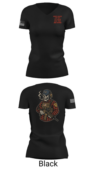 Womens Short Sleeve Vneck Shirt, CAT 611, Army, Teamtime, Team time, sublimation, custom sports apparel, team uniforms, spirit wear, spiritwear, sports uniforms, custom shirts, team store, custom team store, fundraiser sports, apparel fundraiser
