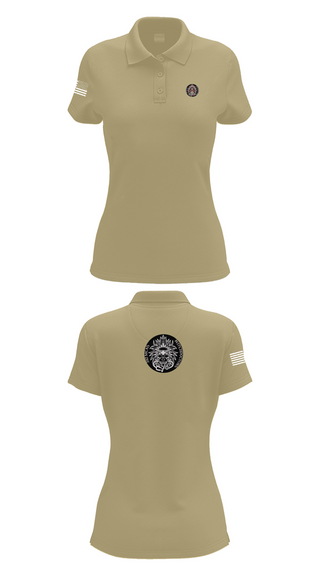 Womens Short Sleeve Performance Polo, , Army, Teamtime, Team time, sublimation, custom sports apparel, team uniforms, spirit wear, spiritwear, sports uniforms, custom shirts, team store, custom team store, fundraiser sports, apparel fundraiser