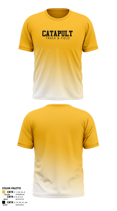 Catapult Track & Field 10273949 Short Sleeve Performance Shirt - 1