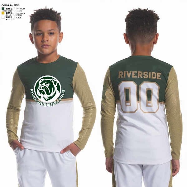 Long Sleeve Performance Shirt, Riverside Bulldogs, , Teamtime, Team time, sublimation, custom sports apparel, team uniforms, spirit wear, spiritwear, sports uniforms, custom shirts, team store, custom team store, fundraiser sports, apparel fundraiser