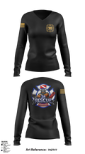 Ripley vol. fire dept 96046558 Women's Long Sleeve V-neck Shirt - 7