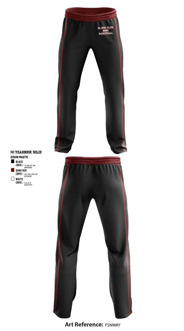 Sweatpants, SA BOYZ ELITE, Men's Basketball, Teamtime, Team time, sublimation, custom sports apparel, team uniforms, spirit wear, spiritwear, sports uniforms, custom shirts, team store, custom team store, fundraiser sports, apparel fundraiser
