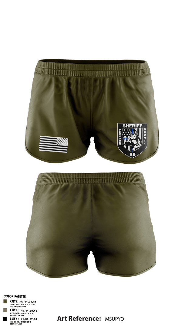 Ranger Panties, Alexander County Sheriff Office K-9, Police, Teamtime, Team time, sublimation, custom sports apparel, team uniforms, spirit wear, spiritwear, sports uniforms, custom shirts, team store, custom team store, fundraiser sports, apparel fundraiser