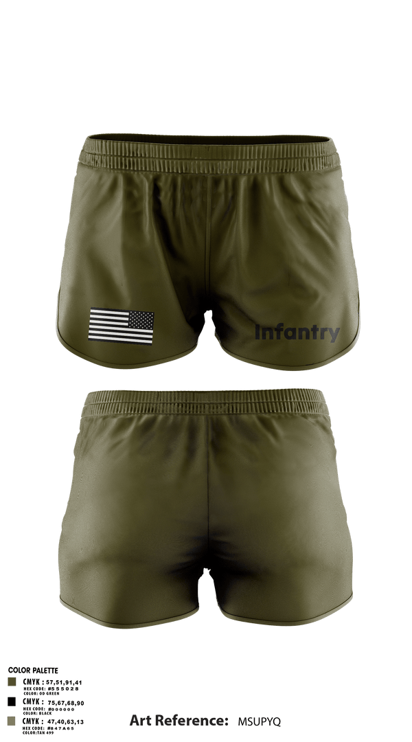 Ranger Panties, Infantry, , Teamtime, Team time, sublimation, custom sports apparel, team uniforms, spirit wear, spiritwear, sports uniforms, custom shirts, team store, custom team store, fundraiser sports, apparel fundraiser