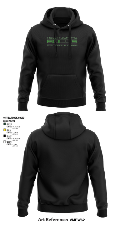 New Milford Bulls Football And Cheerleading 19489077 Hoodie - 12
