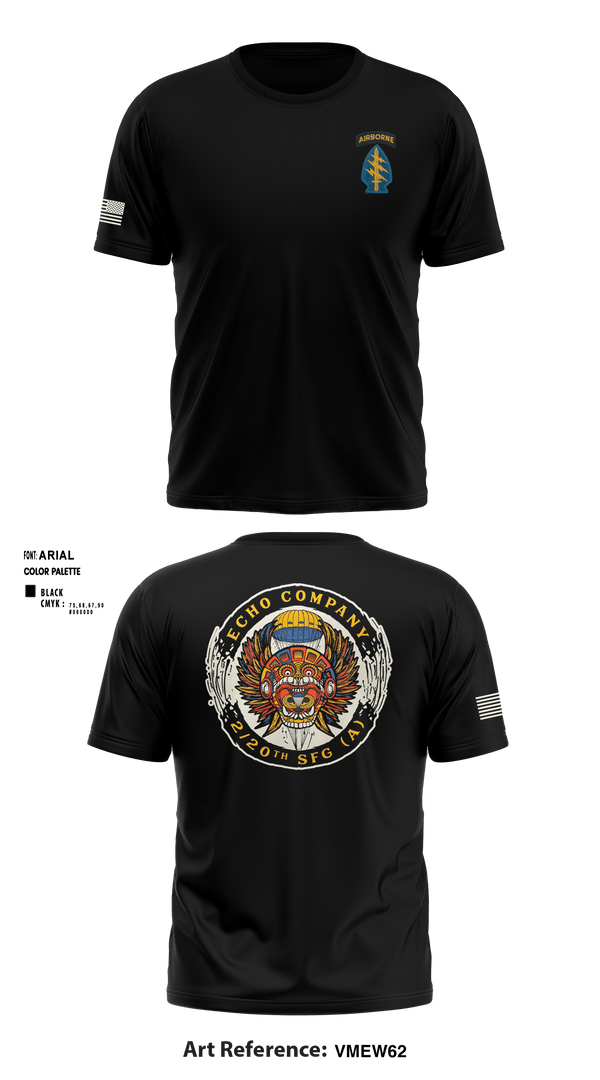 Short Sleeve Performance Shirt, ECHO 20th SFG, National Guard, Teamtime, Team time, sublimation, custom sports apparel, team uniforms, spirit wear, spiritwear, sports uniforms, custom shirts, team store, custom team store, fundraiser sports, apparel fundraiser