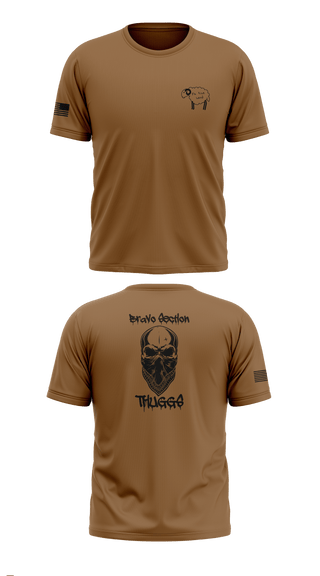 Old School Cotton Feel Shirt, Delta Company 1-114th Infantry, National Guard, Teamtime, Team time, sublimation, custom sports apparel, team uniforms, spirit wear, spiritwear, sports uniforms, custom shirts, team store, custom team store, fundraiser sports, apparel fundraiser