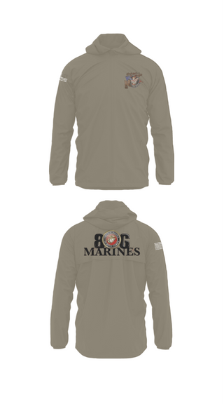 Windbreaker, 806 MarinesBoots and Badges of the South Plains, Fire Department, Teamtime, Team time, sublimation, custom sports apparel, team uniforms, spirit wear, spiritwear, sports uniforms, custom shirts, team store, custom team store, fundraiser sports, apparel fundraiser