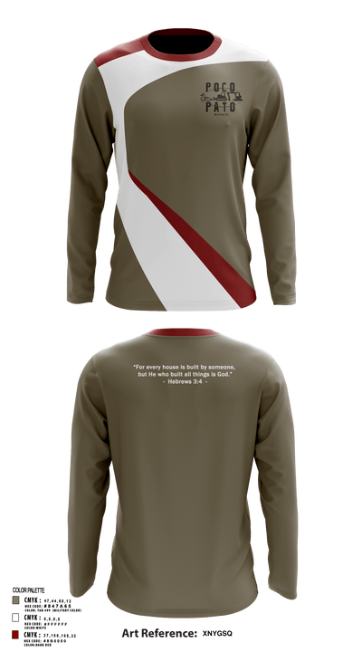 Poco Pato 71914632 Long Sleeve Performance Shirt - 1