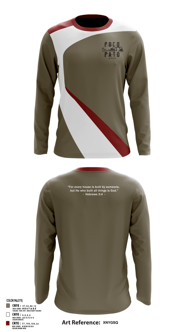 Long Sleeve Performance Shirt, Poco Pato, , Teamtime, Team time, sublimation, custom sports apparel, team uniforms, spirit wear, spiritwear, sports uniforms, custom shirts, team store, custom team store, fundraiser sports, apparel fundraiser