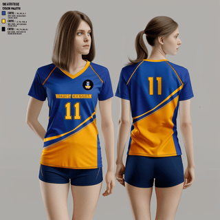 Women's Short Sleeve Vneck Shirt, Victory Christian Center School Volleyball, Women's Volleyball, Teamtime, Team time, sublimation, custom sports apparel, team uniforms, spirit wear, spiritwear, sports uniforms, custom shirts, team store, custom team store, fundraiser sports, apparel fundraiser