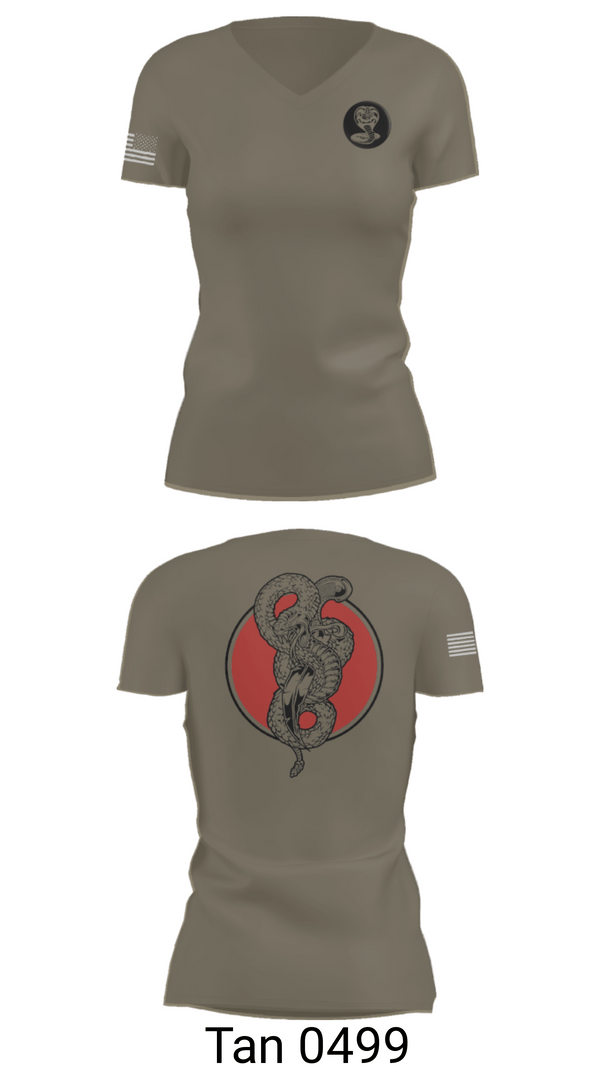Women's Short Sleeve Vneck Shirt, Red WarriorsCobras, Army, Teamtime, Team time, sublimation, custom sports apparel, team uniforms, spirit wear, spiritwear, sports uniforms, custom shirts, team store, custom team store, fundraiser sports, apparel fundraiser