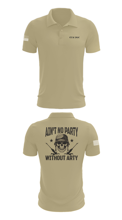 1-320th FA, Fox Battery 2295294 Short Sleeve Performance Polo - 87