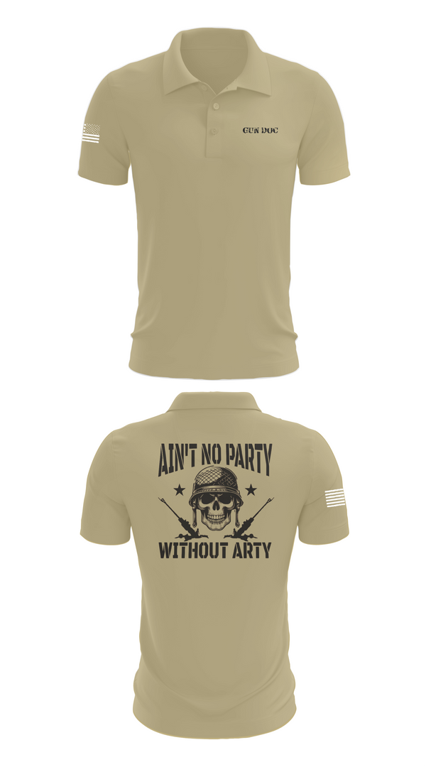 Short Sleeve Performance Polo, 1-320th FA, Fox Battery, , Teamtime, Team time, sublimation, custom sports apparel, team uniforms, spirit wear, spiritwear, sports uniforms, custom shirts, team store, custom team store, fundraiser sports, apparel fundraiser
