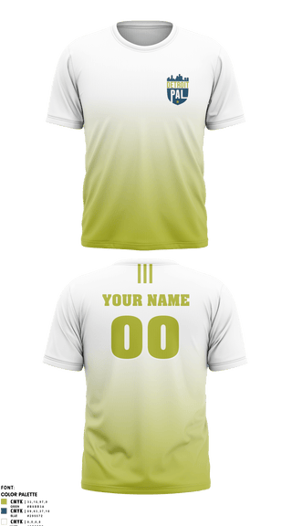 Short Sleeve Performance Shirt, DETROIT PAL 49573768, Football, Teamtime, Team time, sublimation, custom sports apparel, team uniforms, spirit wear, spiritwear, sports uniforms, custom shirts, team store, custom team store, fundraiser sports, apparel fundraiser