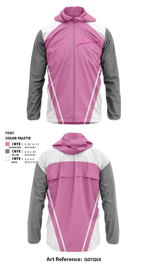 Windbreaker, The rejects, Softball, Teamtime, Team time, sublimation, custom sports apparel, team uniforms, spirit wear, spiritwear, sports uniforms, custom shirts, team store, custom team store, fundraiser sports, apparel fundraiser