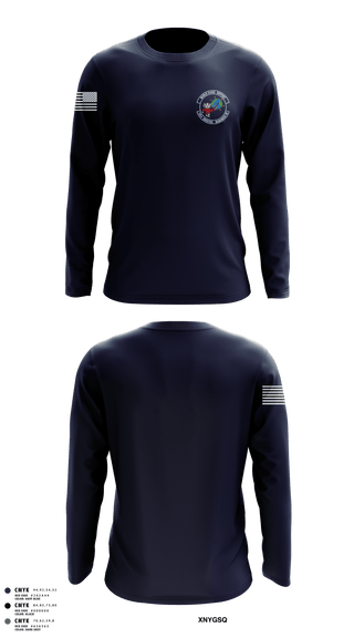 Long Sleeve Performance Shirt, 115 LRS, Air Force, Teamtime, Team time, sublimation, custom sports apparel, team uniforms, spirit wear, spiritwear, sports uniforms, custom shirts, team store, custom team store, fundraiser sports, apparel fundraiser