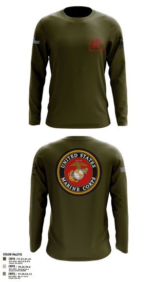 Long Sleeve Performance Shirt, Zulu 109, Marines, Teamtime, Team time, sublimation, custom sports apparel, team uniforms, spirit wear, spiritwear, sports uniforms, custom shirts, team store, custom team store, fundraiser sports, apparel fundraiser