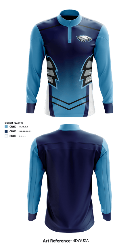 Quarter Zip Jacket, Rocky Point High School Volleyball, Men's Volleyball, Teamtime, Team time, sublimation, custom sports apparel, team uniforms, spirit wear, spiritwear, sports uniforms, custom shirts, team store, custom team store, fundraiser sports, apparel fundraiser